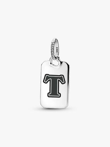 Letter T Rectangle Pendant
