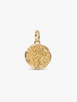 Wheat Medallion Charm