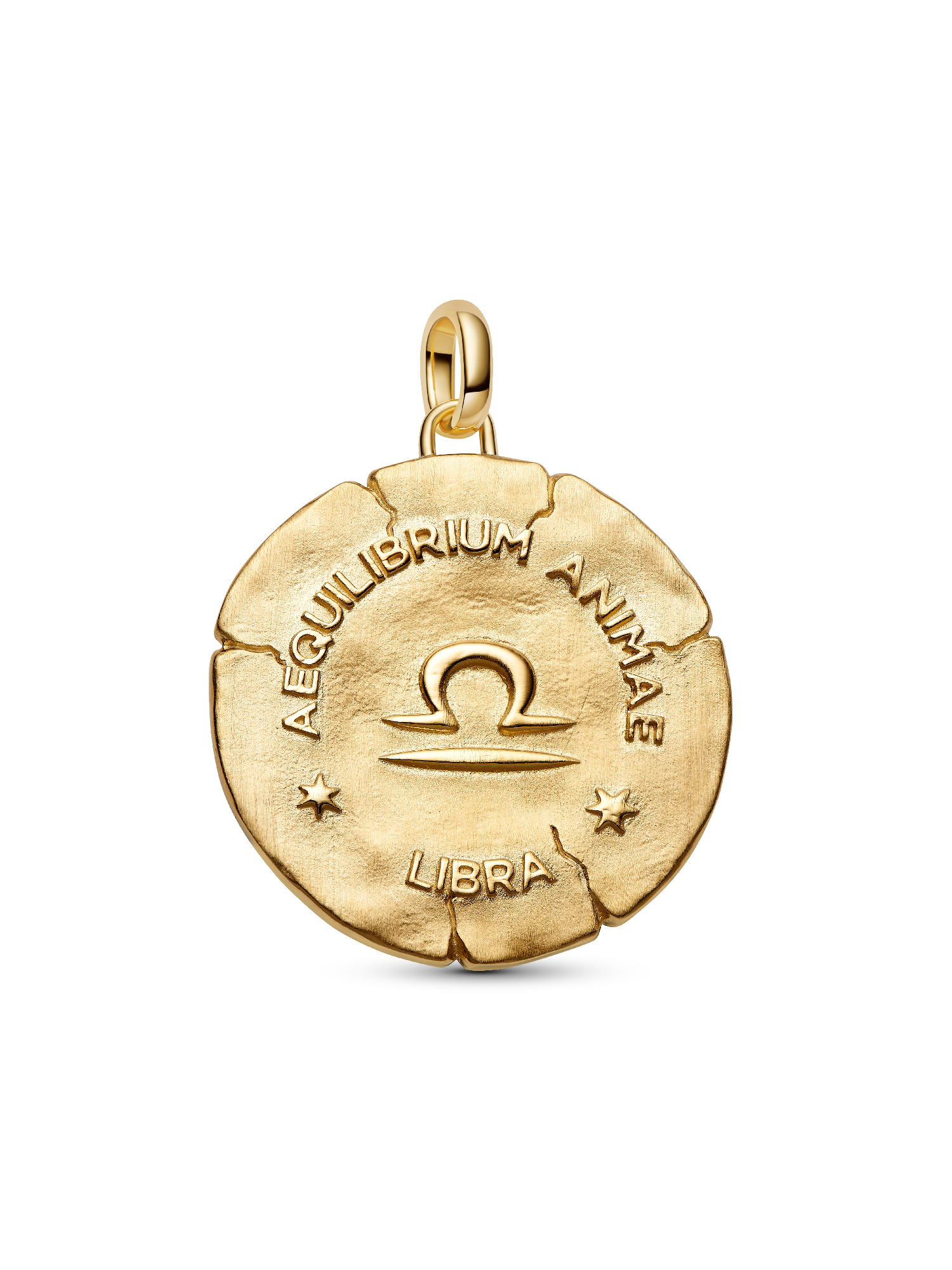 Libra Zodiac Oversized Medallion Charm - Image 3
