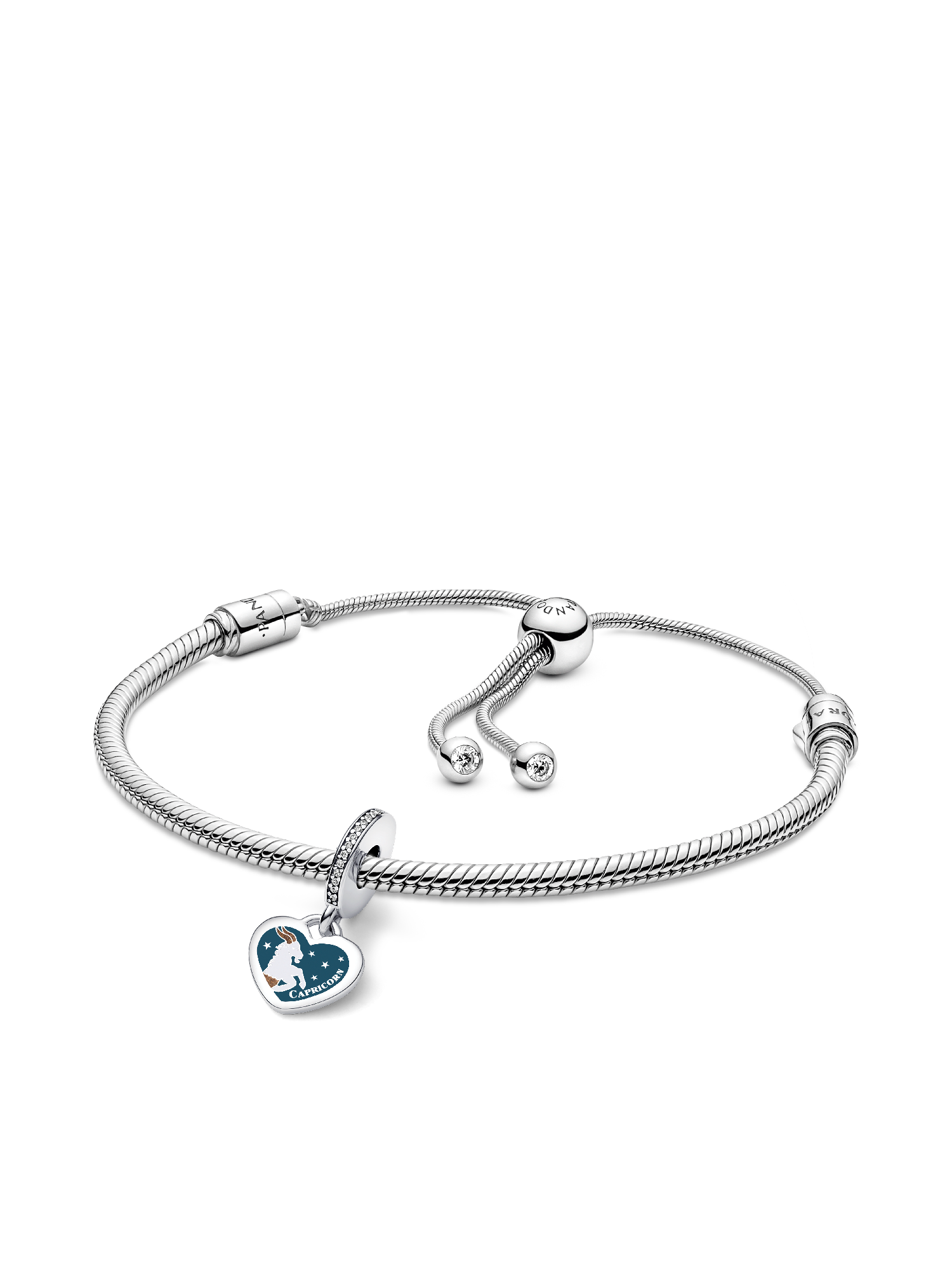 Capricorn Dangle Charm Bracelet Set - Image 2