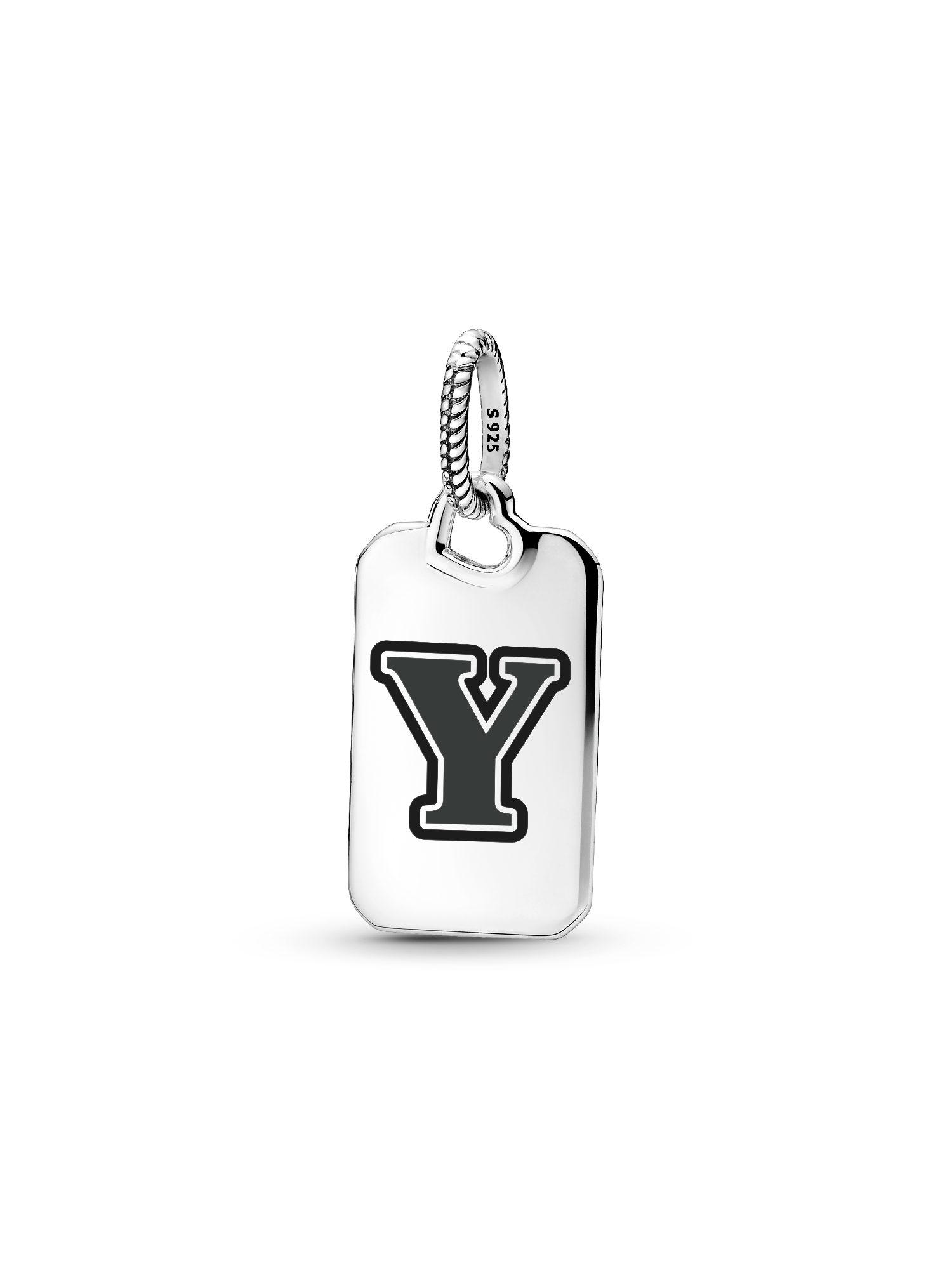 Letter Y Rectangle Pendant - Image 2