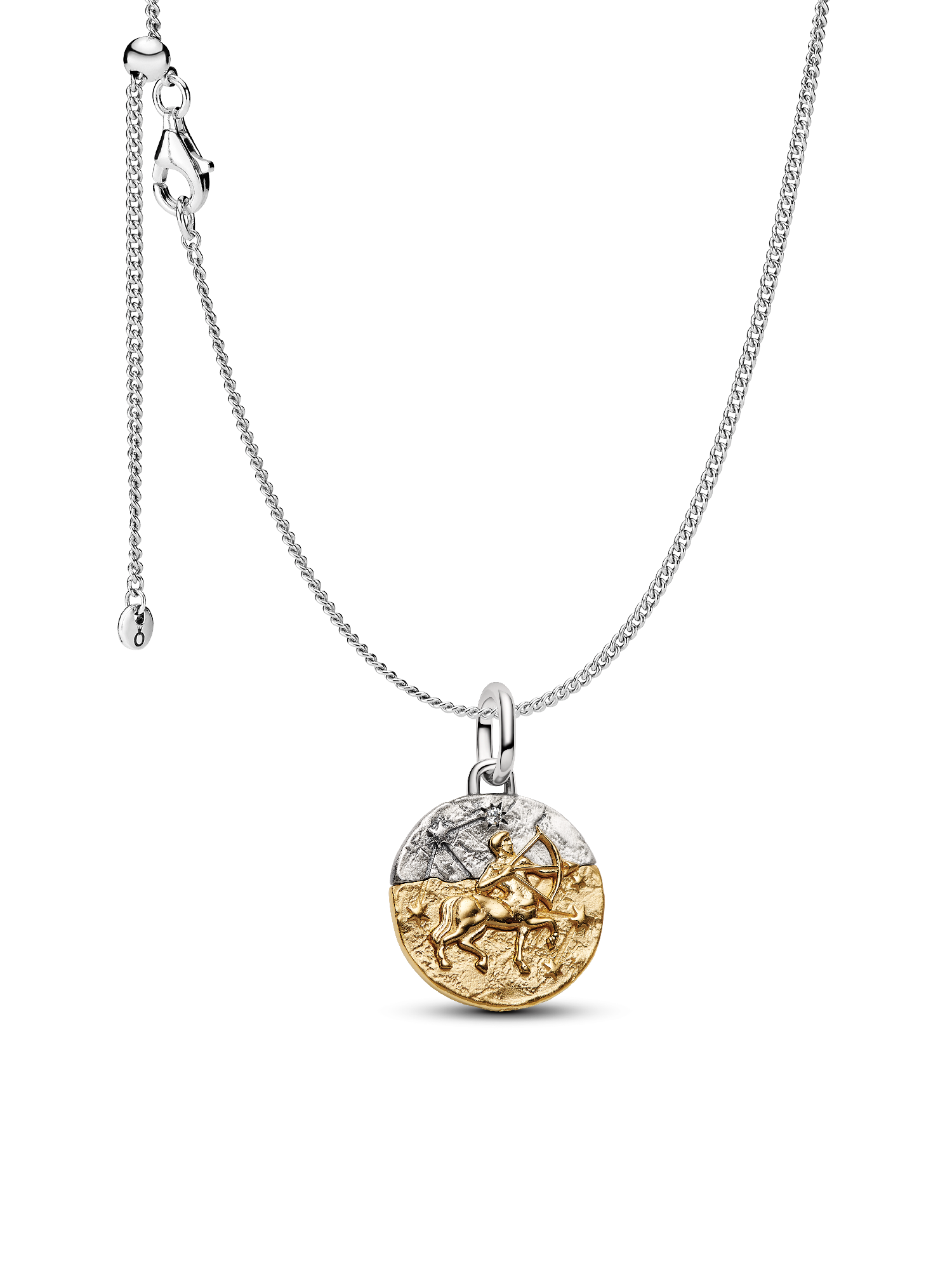 Sagittarius Medallion Charm Necklace Set - Image 2