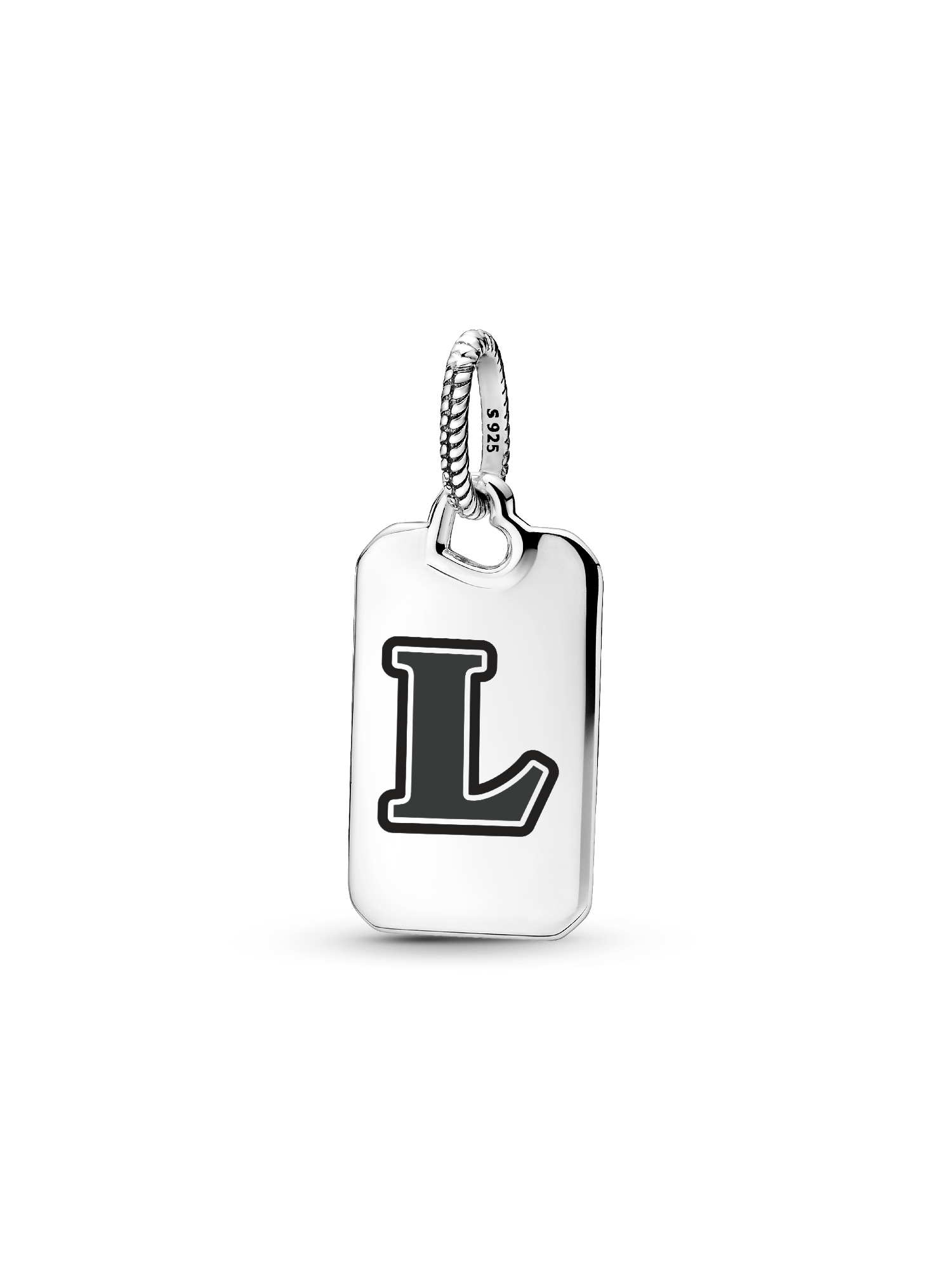 Letter L Rectangle Pendant - Image 2
