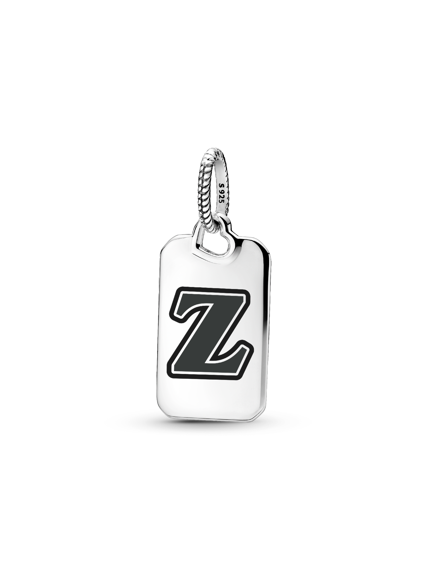 Letter Z Rectangle Pendant - Image 2