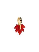 Red Maple Leaf Dangle Charm