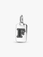 Letter F Rectangle Pendant