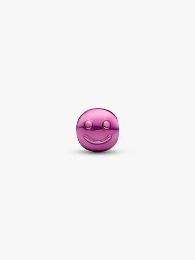 Pink Happy Face Mini Charm - Image 5