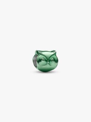 Green Owl Mini Charm