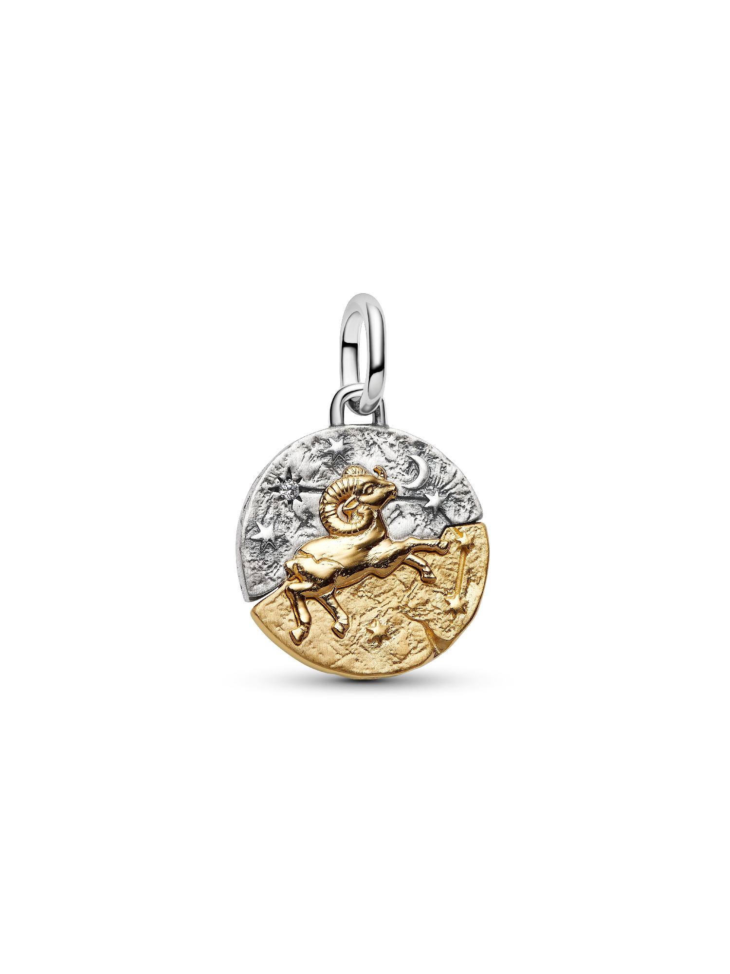 Aries Zodiac Medallion Charm - Image 2