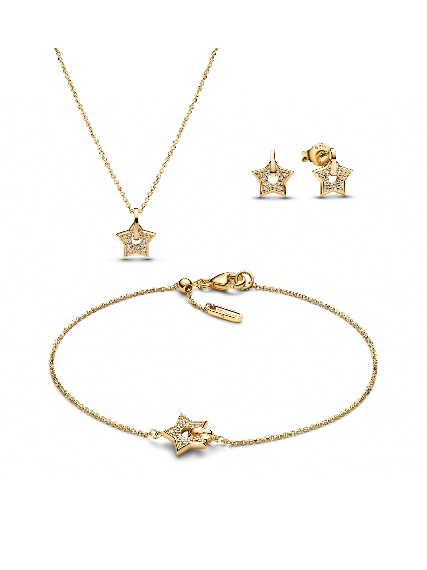 Lab-Grown Diamond Starry Jewelry Set - Image 2
