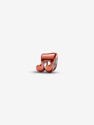 Orange Music Note Mini Charm