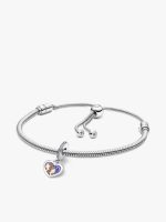 Gemini Dangle Charm Bracelet Set