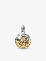 Capricorn Medallion Charm Necklace Set