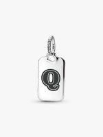Letter Q Rectangle Pendant