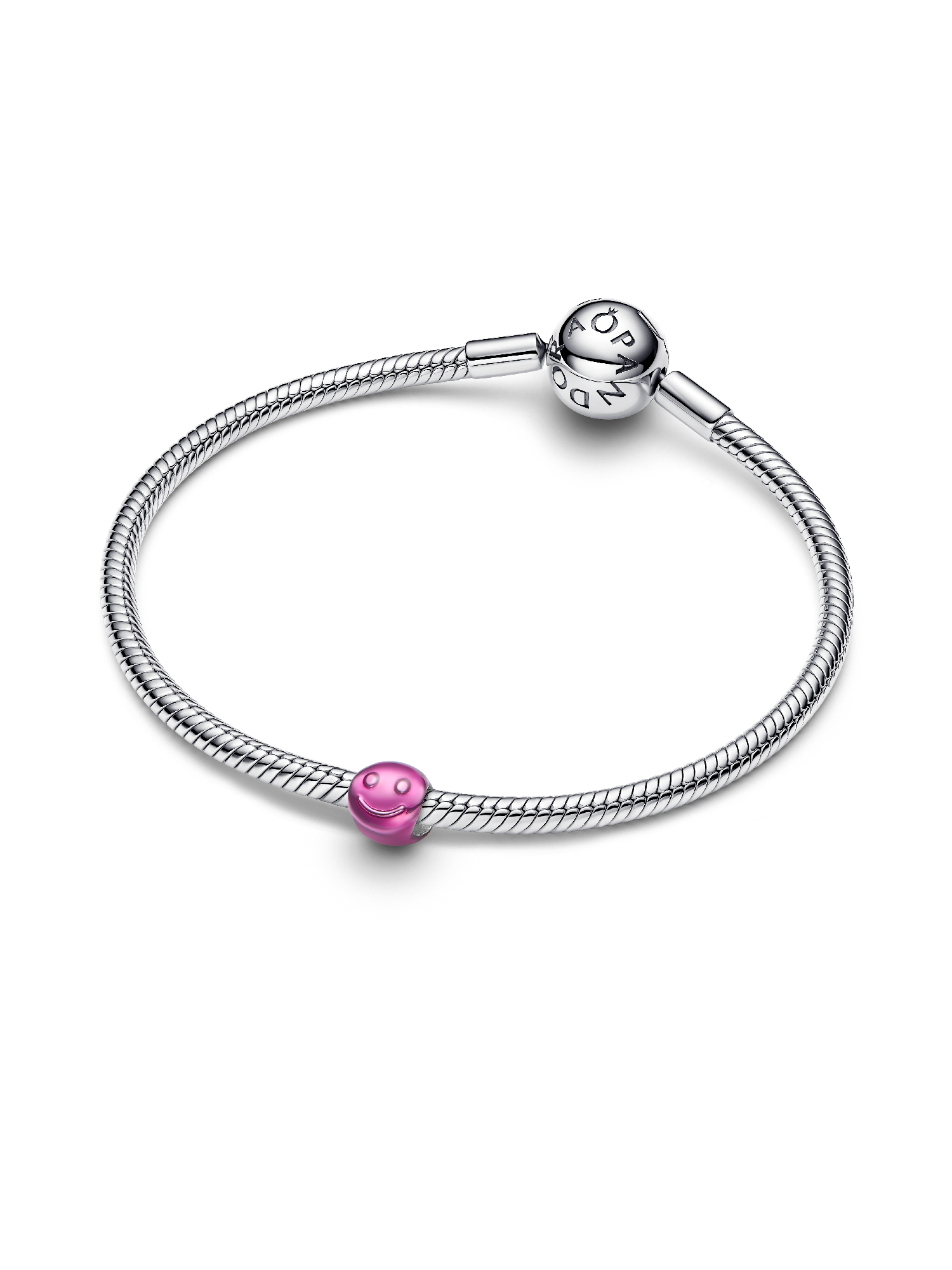 Pink Happy Face Mini Charm - Image 4