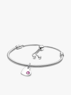 October Engravable Dangle Charm Bracelet Set