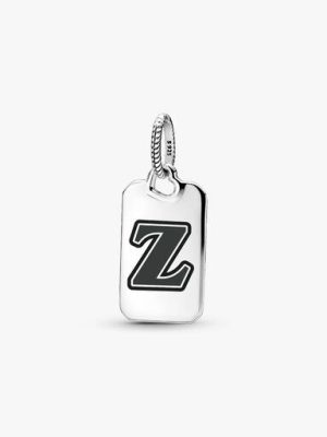 Letter Z Rectangle Pendant