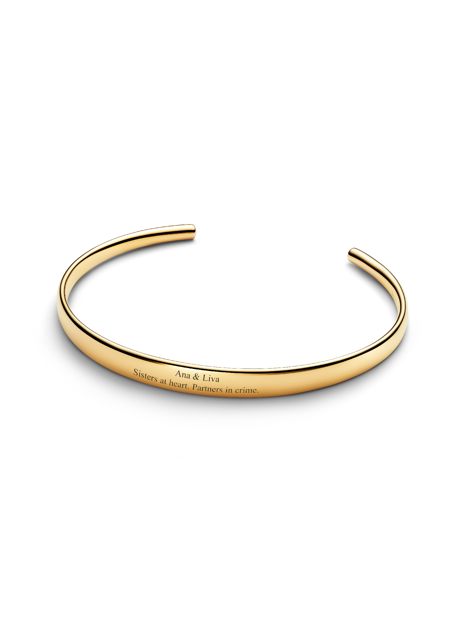 Engravable Open Bangle - Image 3