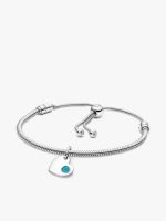 December Engravable Dangle Charm Bracelet Set
