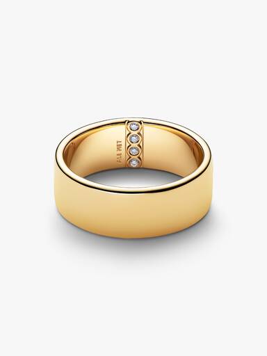 Engravable Wide Band Ring - Image 6