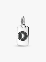 Letter O Rectangle Pendant