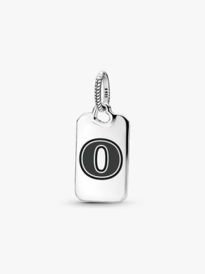 Letter O Rectangle Pendant