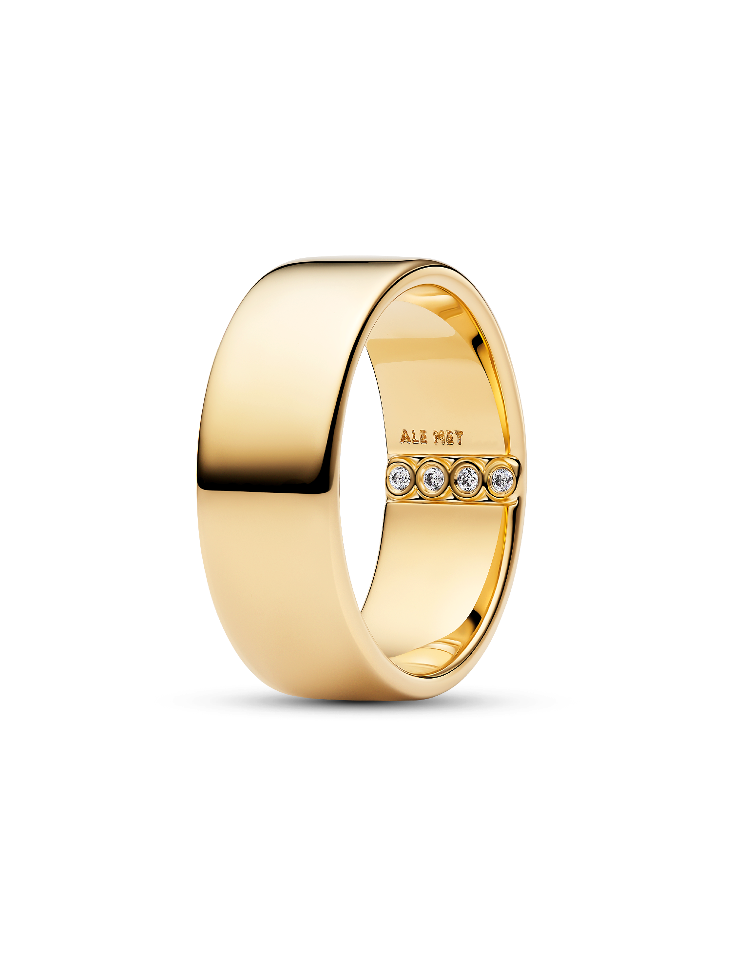 Engravable Wide Band Ring - Image 2