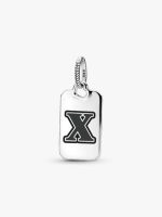 Letter X Rectangle Pendant
